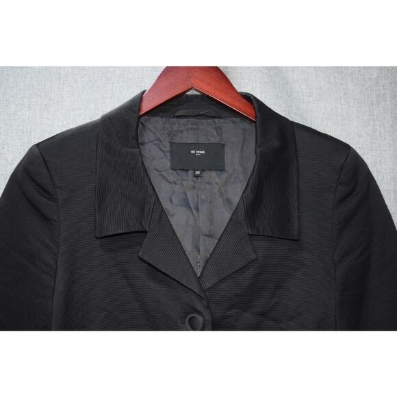 Et Vous Paris Black Cropped Blazer Size 36 - Picture 2 of 3